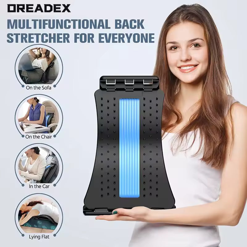 ⭐ Knoteka™ Back Stretcher – Magnetic Spine Board for Pain Relief & Posture Correction